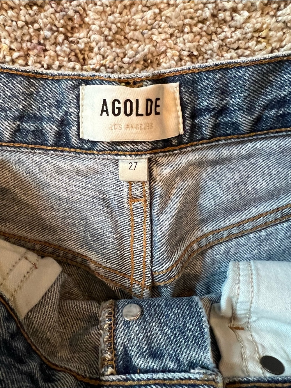 Agolde Button front Jeans - Picture 3 of 4